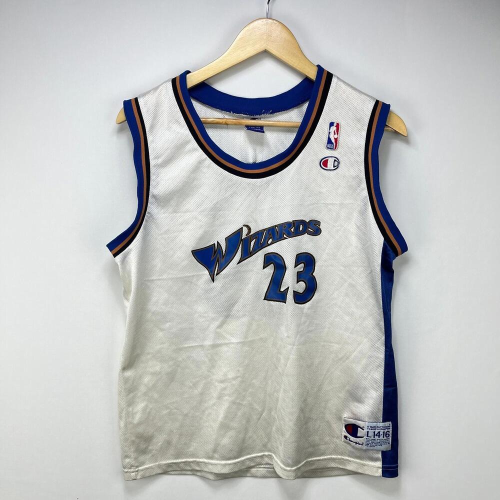 Vintage Champion Michael Jordan Wizards Jersey Youth Large